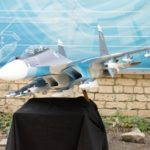 Макет многоцелевого истребителя Су-30СМ масштаб 1:10