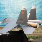 Макет многоцелевого истребителя Су-30СМ масштаб 1:10
