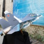 Макет многоцелевого истребителя Су-30СМ масштаб 1:10
