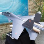 Макет многоцелевого истребителя Су-30СМ масштаб 1:10